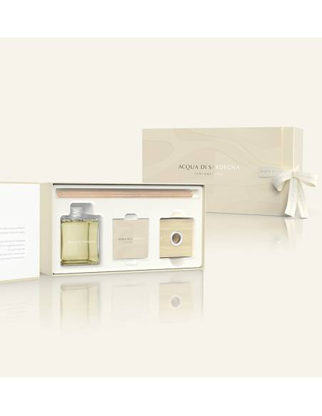 Boîte Acqua Di Sardegna - Diffuseur de Parfum d'ambiance en bois Clair Lentisque 200 ml