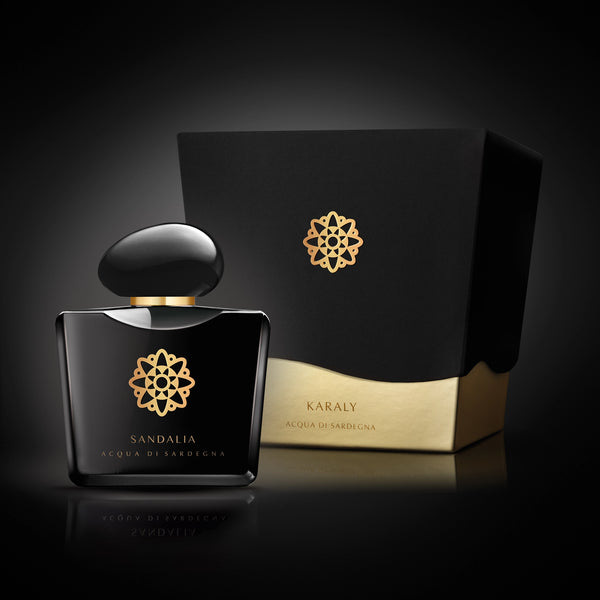 Profumo Sandalia Karaly 100 ml Acqua di Sardegna boccetta nera 
