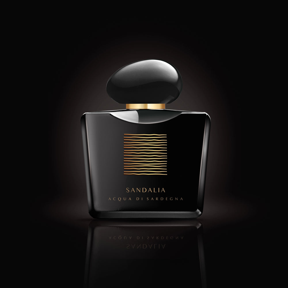 Profumo Sandalia Coros 100 ml Acqua di Sardegna boccetta nera 