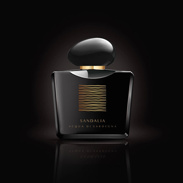 Profumo Sandalia Coros 100 ml Acqua di Sardegna boccetta nera 