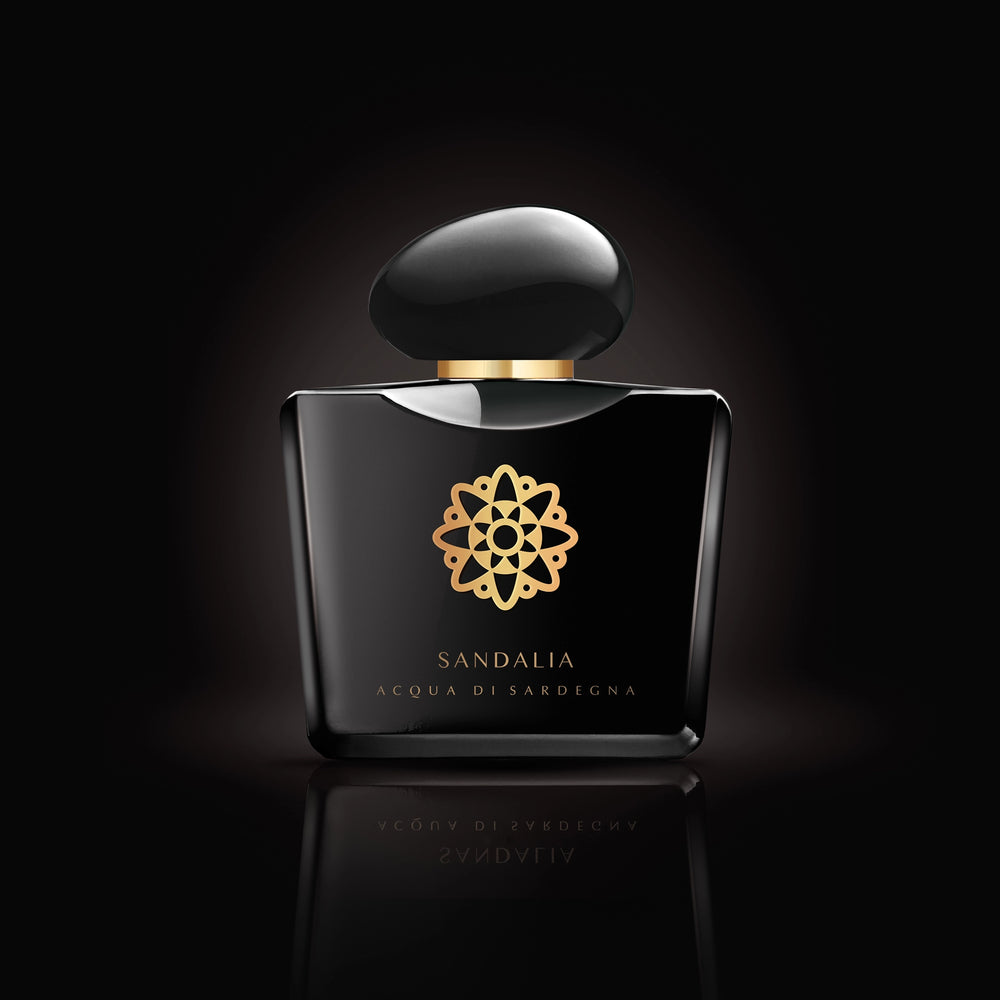Profumo Sandalia Karaly 100 ml Acqua di Sardegna boccetta nera 