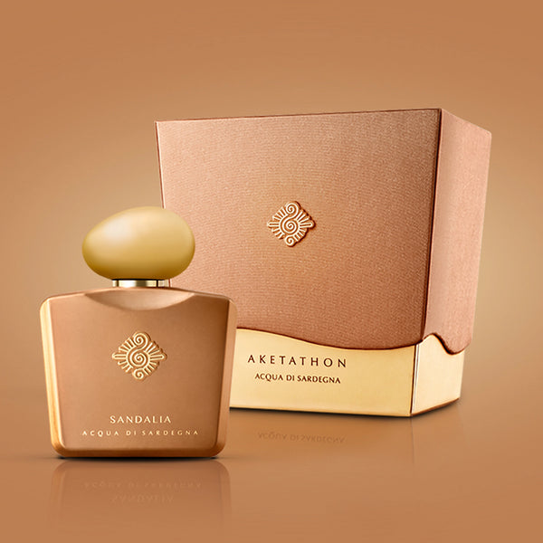Profumo Sandalia Shardana Aketathon 100 ml Acqua di Sardegna boccetta dorata