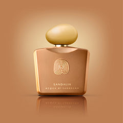Profumo Sandalia Shardana Daidalos 100 ml Acqua di Sardegna boccetta dorata